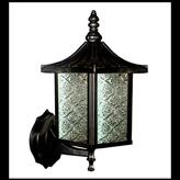 Đèn gắn tường ngoài trời có mái ngói cổ điển CT-6153 Ø200xH300